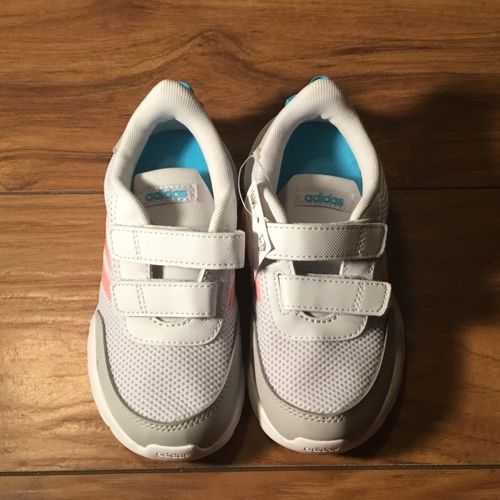 Girls White Adidas- NWT